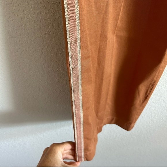 Veronica Beard Ryder Front Pleat Tailored High Rise Wide Leg Pants Clay … - Picture 10 of 11